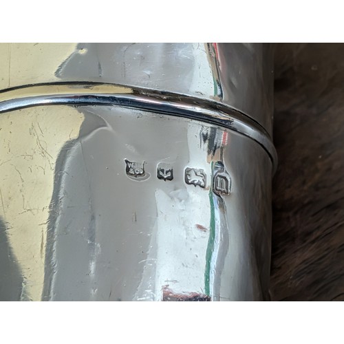 260 - Sterling Silver Sugar Caster on Legs, Birmingham 1912, couple of dents - 120.0