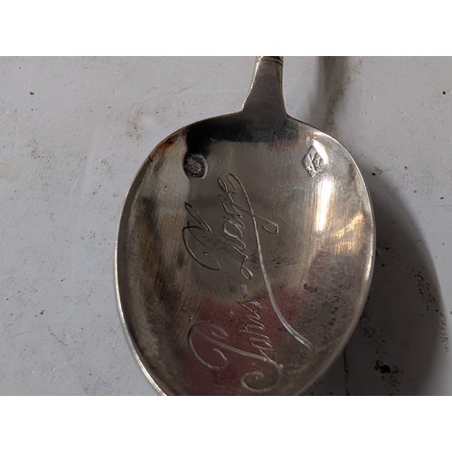 267 - An Assortment of Sterling Silver and Continental Silver Items Including a Weighted Dish and Souvenir... 