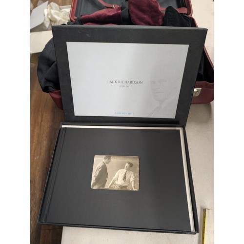 252A - Academic Regalia and Memorial Archive Book of Professor John Francis Jack Richardson OBE FREng