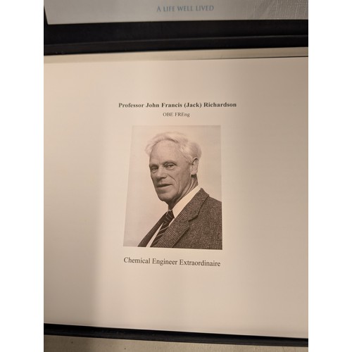 252A - Academic Regalia and Memorial Archive Book of Professor John Francis Jack Richardson OBE FREng