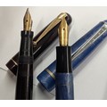 Trio of Vintage Writing Instruments including Swan (14 ct) and Osmiroid ...