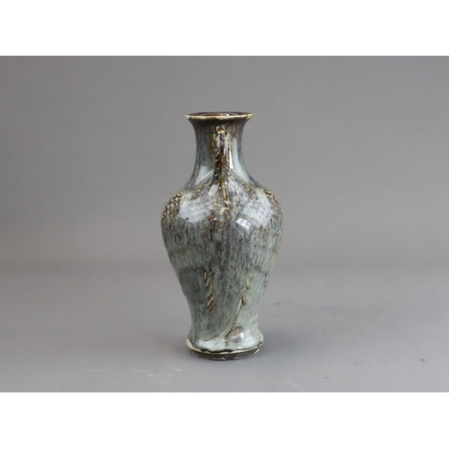 474 - A Shiwan Moulded Vase, late Qing dynasty A Shiwan Moulded Vase, late Qing dynasty H:22cm