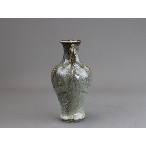 474 - A Shiwan Moulded Vase, late Qing dynasty A Shiwan Moulded Vase, late Qing dynasty H:22cm