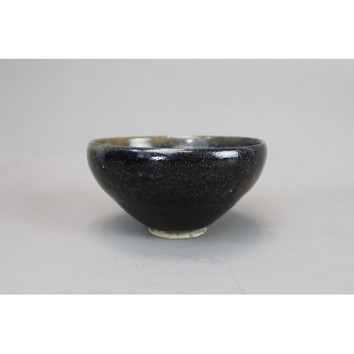 66 - A Cizhou Oil-spot Black-glazed Conical Bowl, Song dynasty of conical form, applied with a black glaz... 