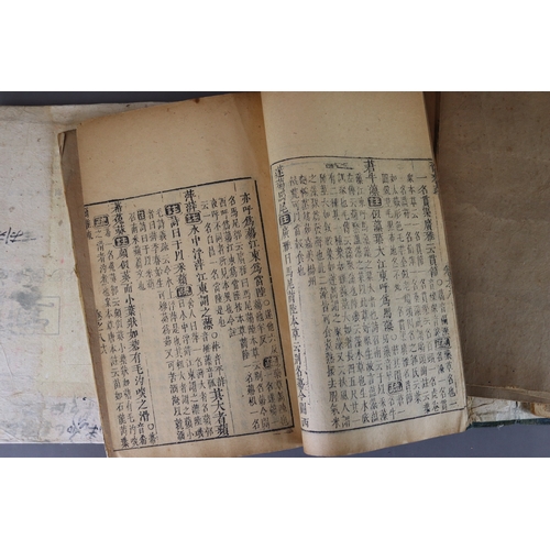 203a - A set of Antique Chinese Books with Slipcas, Qing Dynastye | 爾雅注疏 Ink on paper, five albums L:25.5cm... 