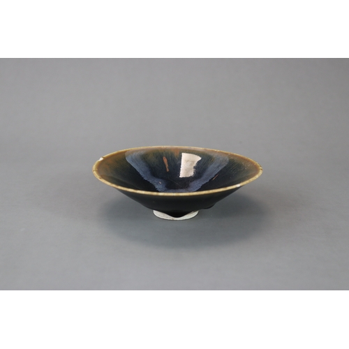 231 - A Ding-type Black-glazed Conical Bowl, Song dynasty of conical shape with short straight foot, the o... 