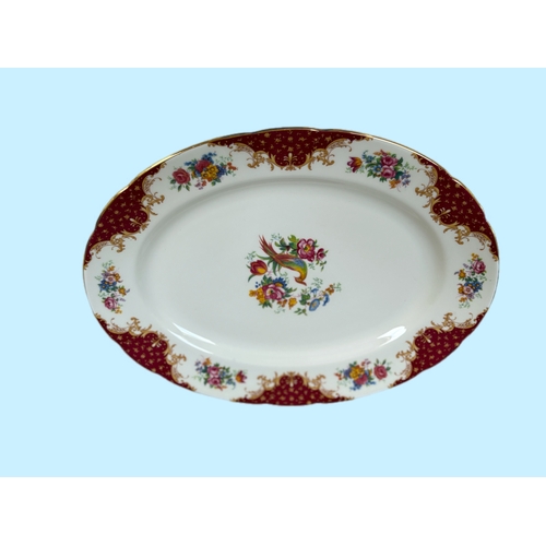 Paragon ‘Rockingham’ fine bone China coffee pot H22.5cm, and platter ...