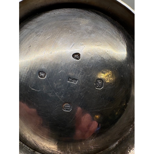 16 - Antique silver teapot by Willian Hewitt 1838 approx 640g