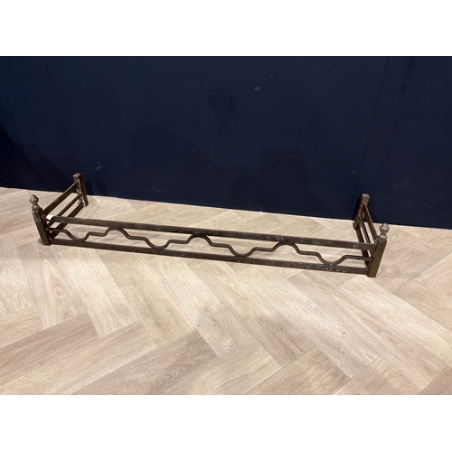 179 - Metal fire fender 120cm x 32cm