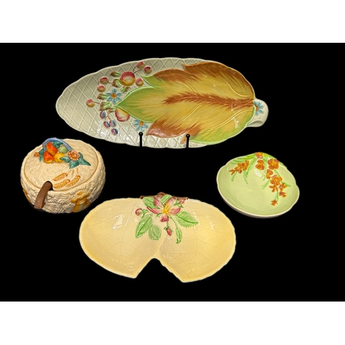 46 - Mixed group for China to include Clarice Cliff and Carlton ware items
 