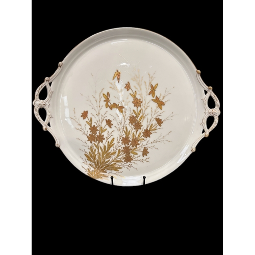 51 - Twin handled cake / sandwich setpossibly Limoges