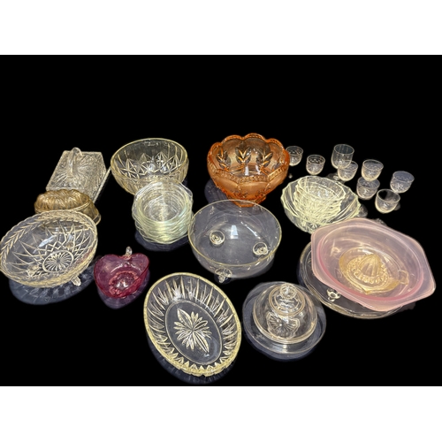 145 - Qty of glass items