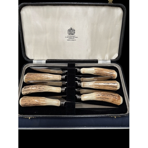 30 - Collection of vintage cutlery including Mappin and Webb