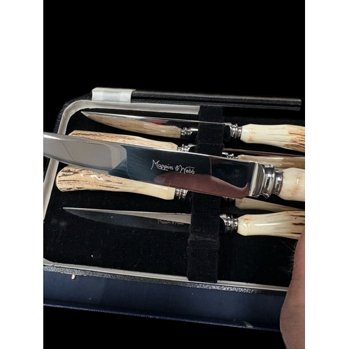 30 - Collection of vintage cutlery including Mappin and Webb