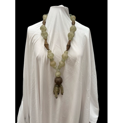 5 - Large glass bead necklace