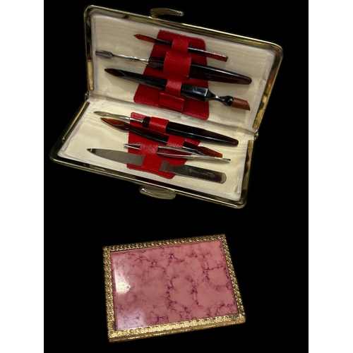 8 - Qty of compact powder cases etc