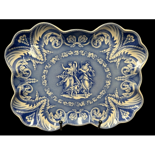 128 - Collection of blue and white China