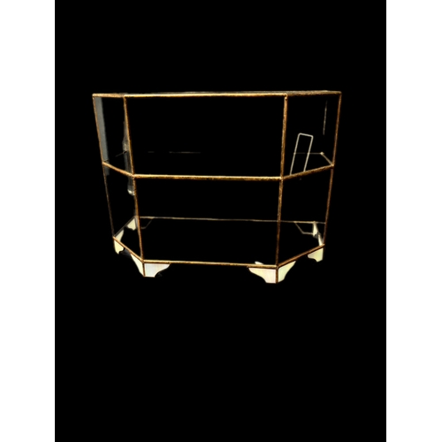 158 - Glass display unit 41cm W x 29cm D x 29.5cm H
