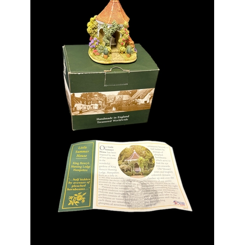 131 - 4 Lilliput lane houses boxed