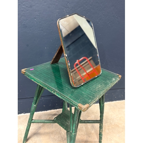 276 - Vintage bevel edged dressing table mirror31cm x 41cm