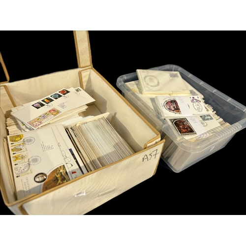 174 - 2 boxes of first day cover stamps