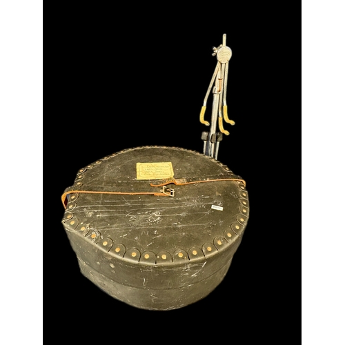 181 - Boxed drum, stand and drum sticks