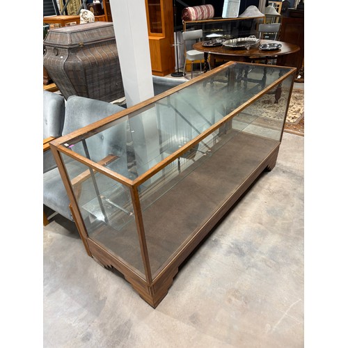 485 - Vintage glazed haberdashery shop counter178cm W x 58cm D x 91cm H