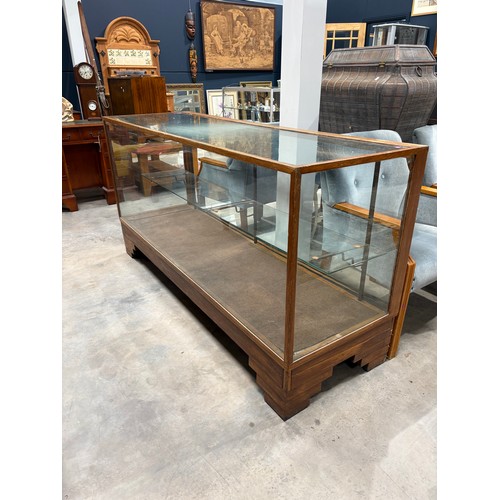 485 - Vintage glazed haberdashery shop counter178cm W x 58cm D x 91cm H