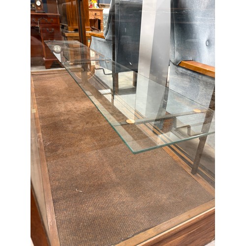 485 - Vintage glazed haberdashery shop counter178cm W x 58cm D x 91cm H