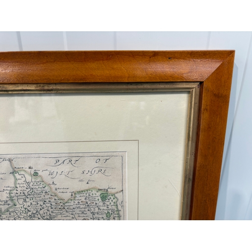 225 - Antique framed map of Dorsetshire