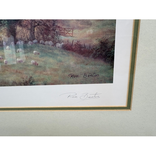 240 - Limited edition framed print ‘English Summer’ by Ron Beaton 178/500