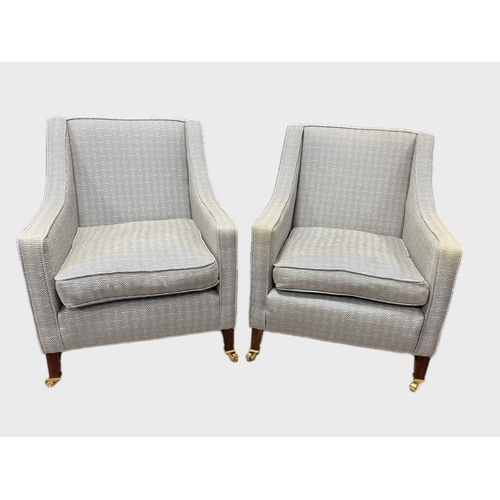 498 - Pair of David Seyfried arm chairs RRP &pound;2500 each