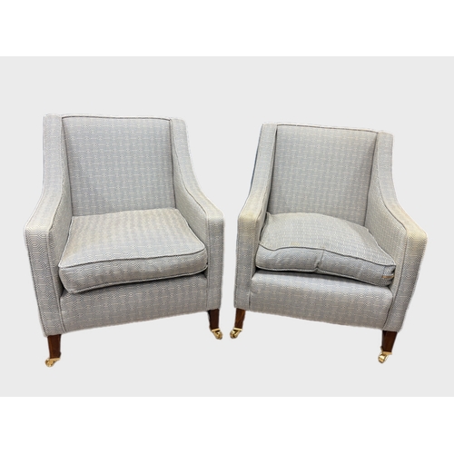 498 - Pair of David Seyfried arm chairs RRP &pound;2500 each