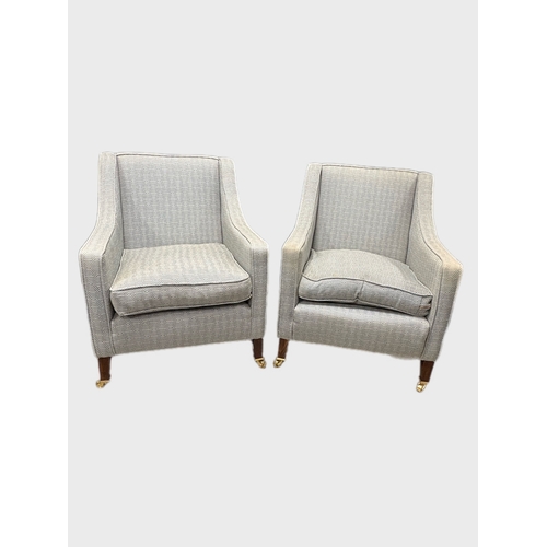 498 - Pair of David Seyfried arm chairs RRP &pound;2500 each