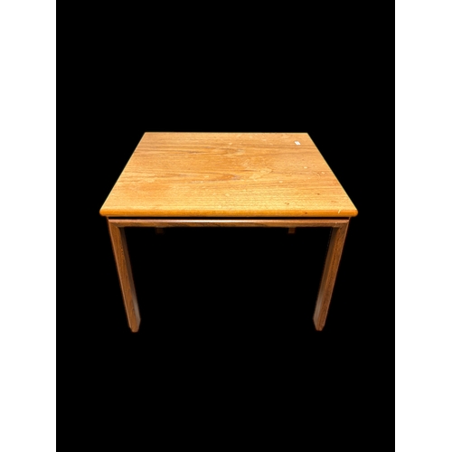 503 - Mid century teak side table38cm H x 51cm x 54.5cm
