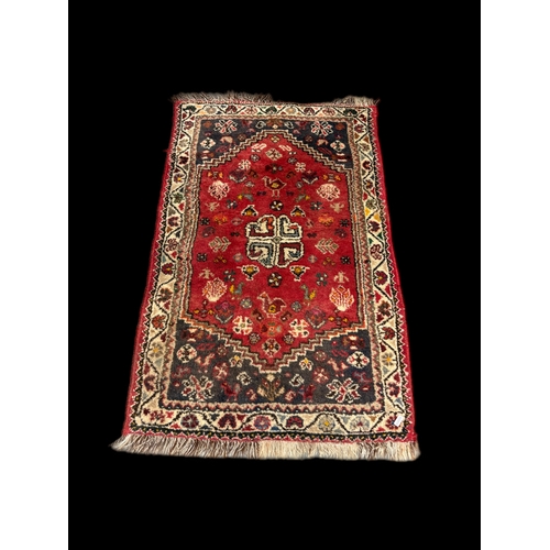 541 - Wool rug 68cm x 110cm