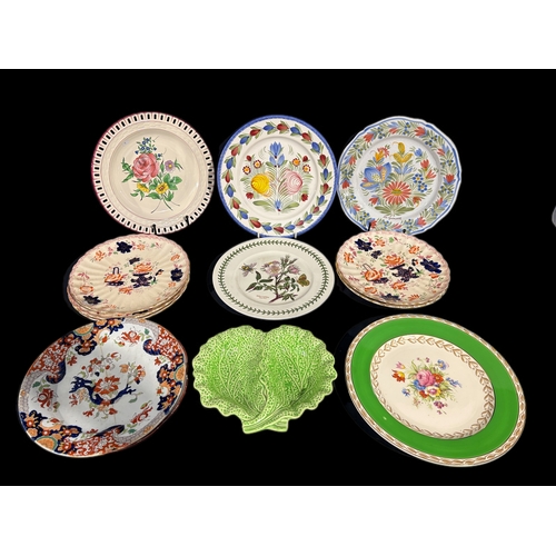 127 - Collection of Handpainted plates