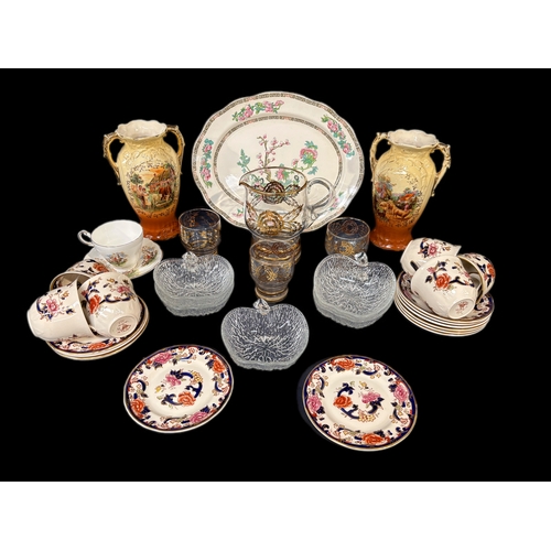 136 - Mixed group of china and glass