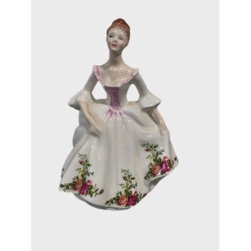 143 - Qty of china items to include Royal Doulton figurine Country Rose modelled by Peggy Davies