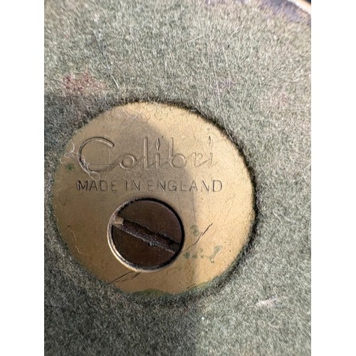 153 - Vintage white onyx box with hinged lid and matching Colibri table lighter