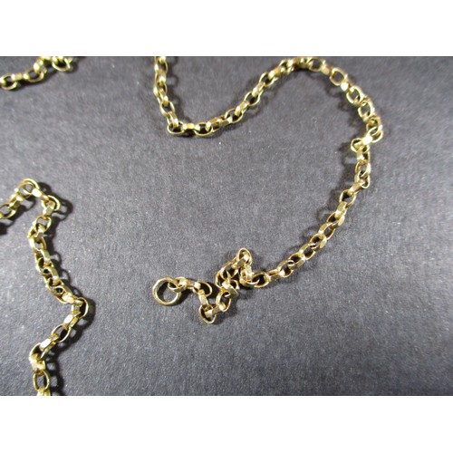 80 - A 9ct gold necklace chain, approx. weight 4.5g, approx. linear length 46cm