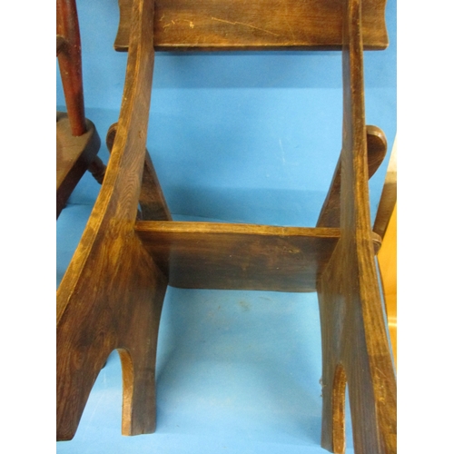 382 - Two vintage childrens chairs, both in good useable condition