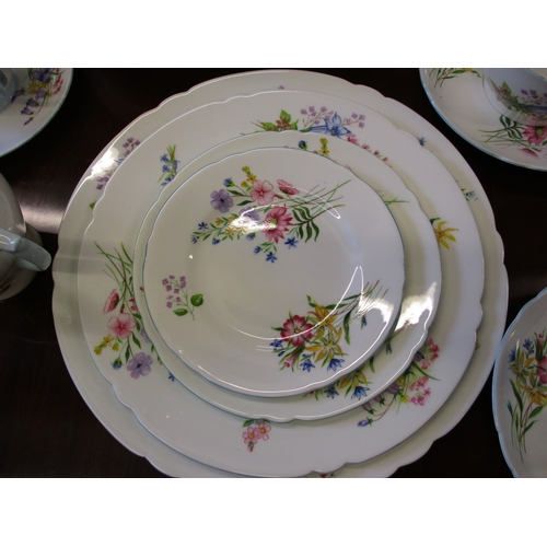 314 - An extensive Shelley Wild flowers 13668 pattern table service