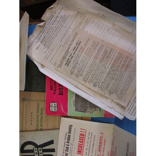 280 - A quantity of 1930s and later railway ephemera, mainly for LNER