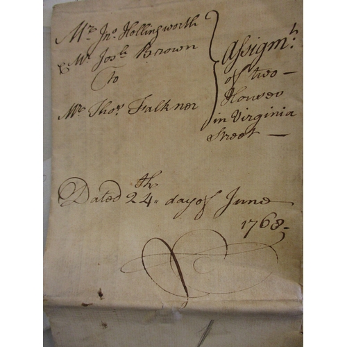 304 - A parcel of 18th and 19th century indentures, some relating to land in Liverpool