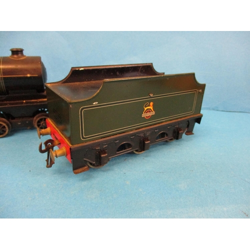 268 - A Bassett Lowke O gauge Prince Charles clockwork 4-4-0 tender locomotive.