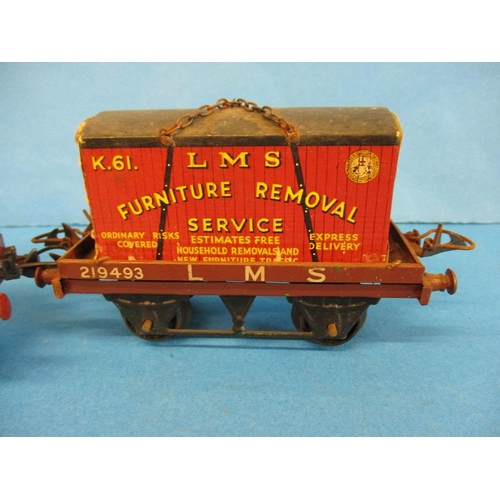 273 - A large quantity of Hornby O gauge goods wagons