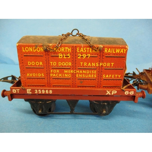 273 - A large quantity of Hornby O gauge goods wagons