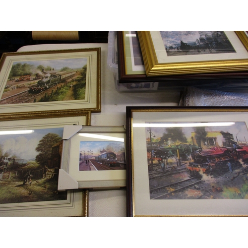 278 - A large quantity of railway ephemera and framed prints