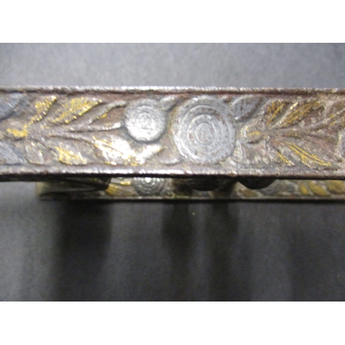 228 - An Asian stabbing sword with decorative handle